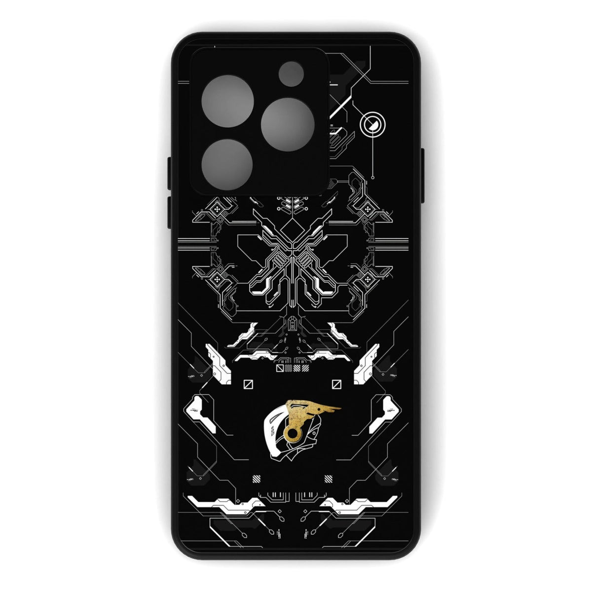 Hermes printed metal phone case - flat back view