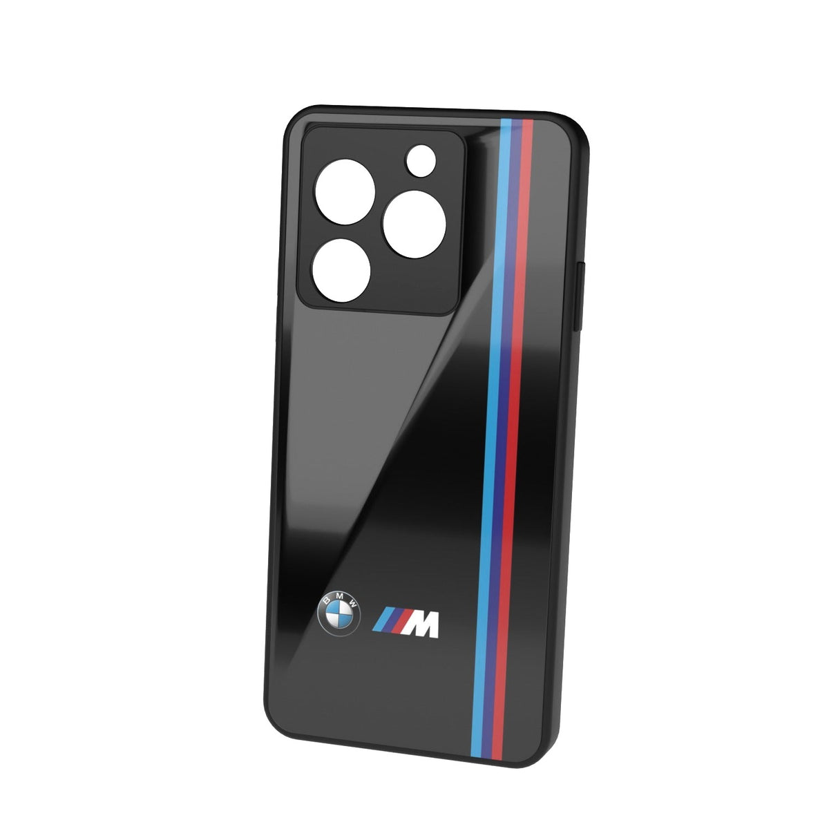 M Sport printed metal phone case - floating back view