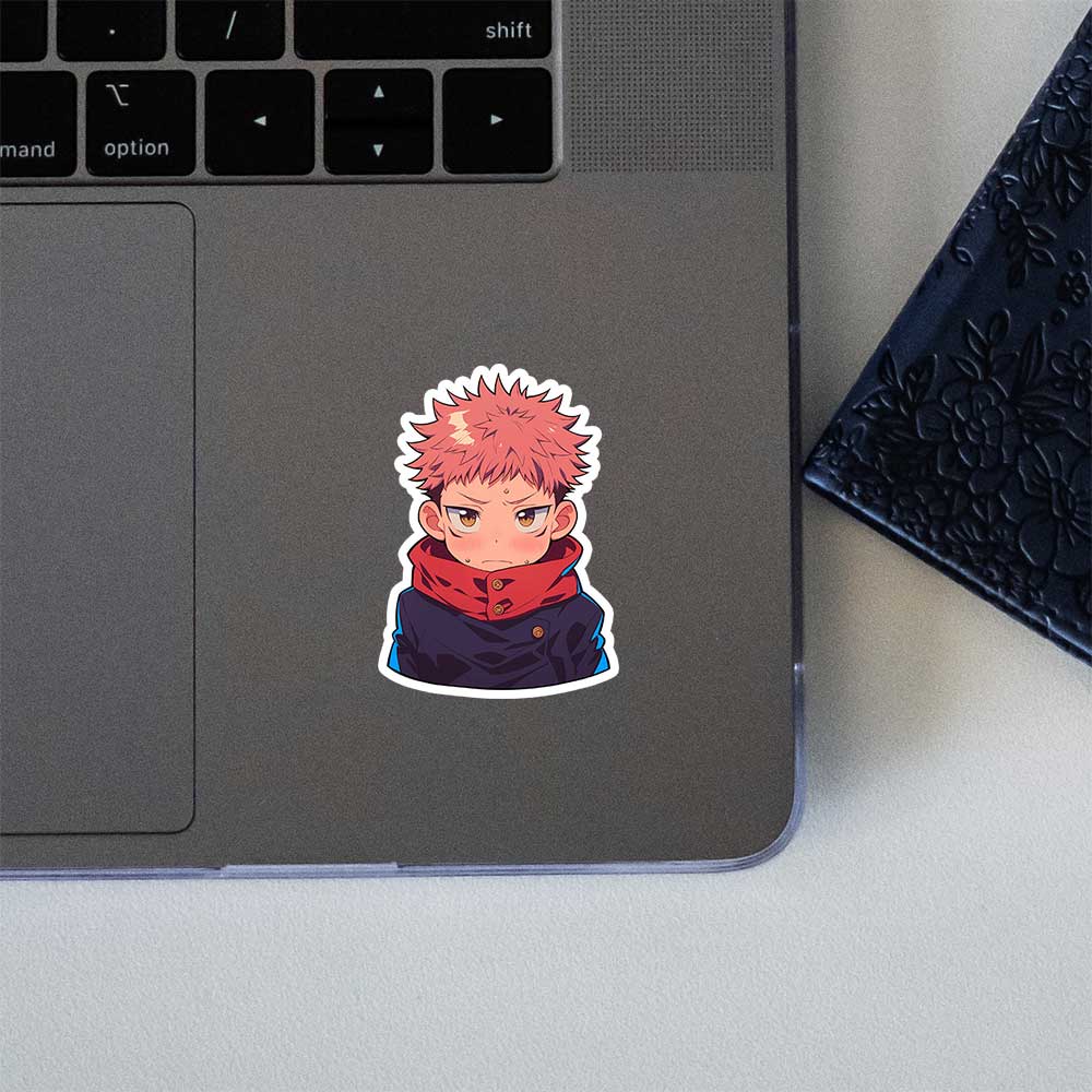 Chibi Yuji Itadori Jujutsu Kaisen Anime Sticker