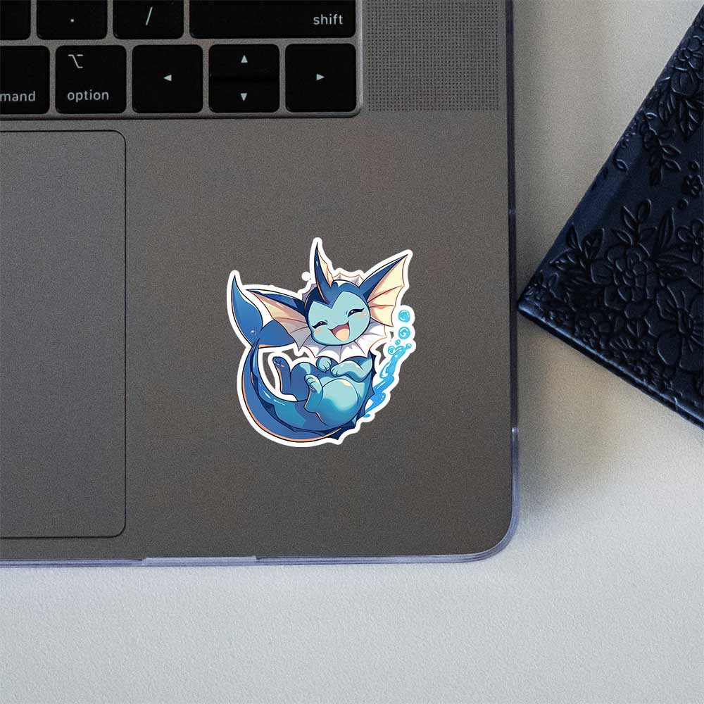 Vaporeon Kawaii Water Pokemon Sticker