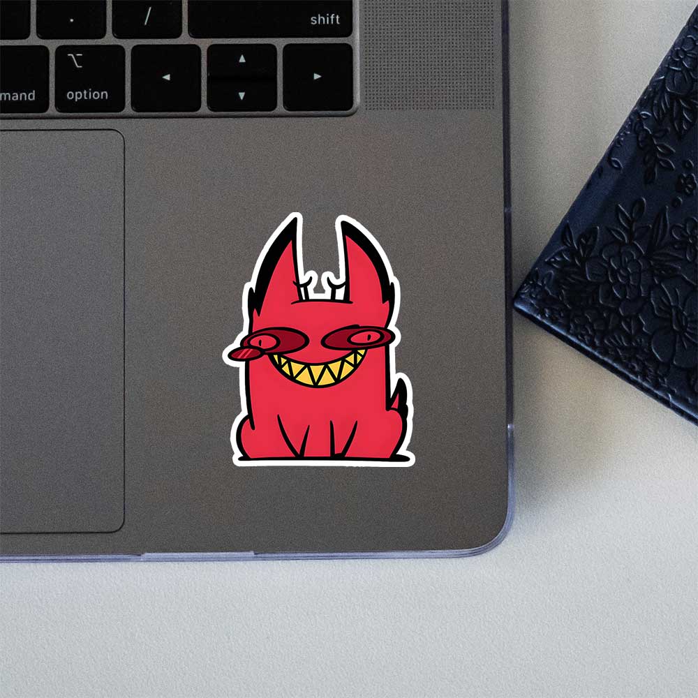 Alastor Cat Hazbin Hotel Sticker