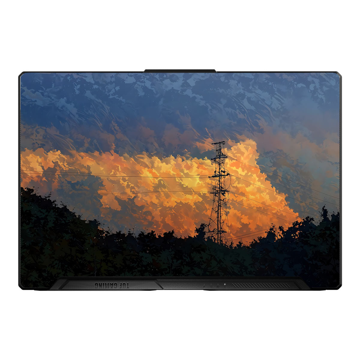 Skyline Silhouette - Laptop Skins & Wraps