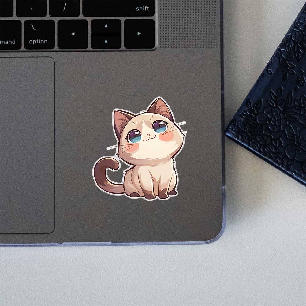 Cute Ragdoll Cat Kawaii Sticker