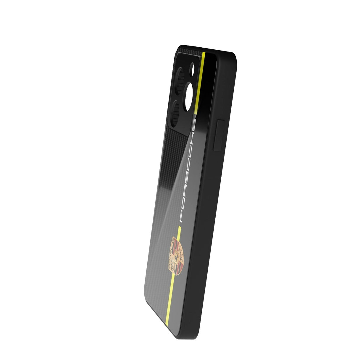 911 Shield printed metal phone case - side view