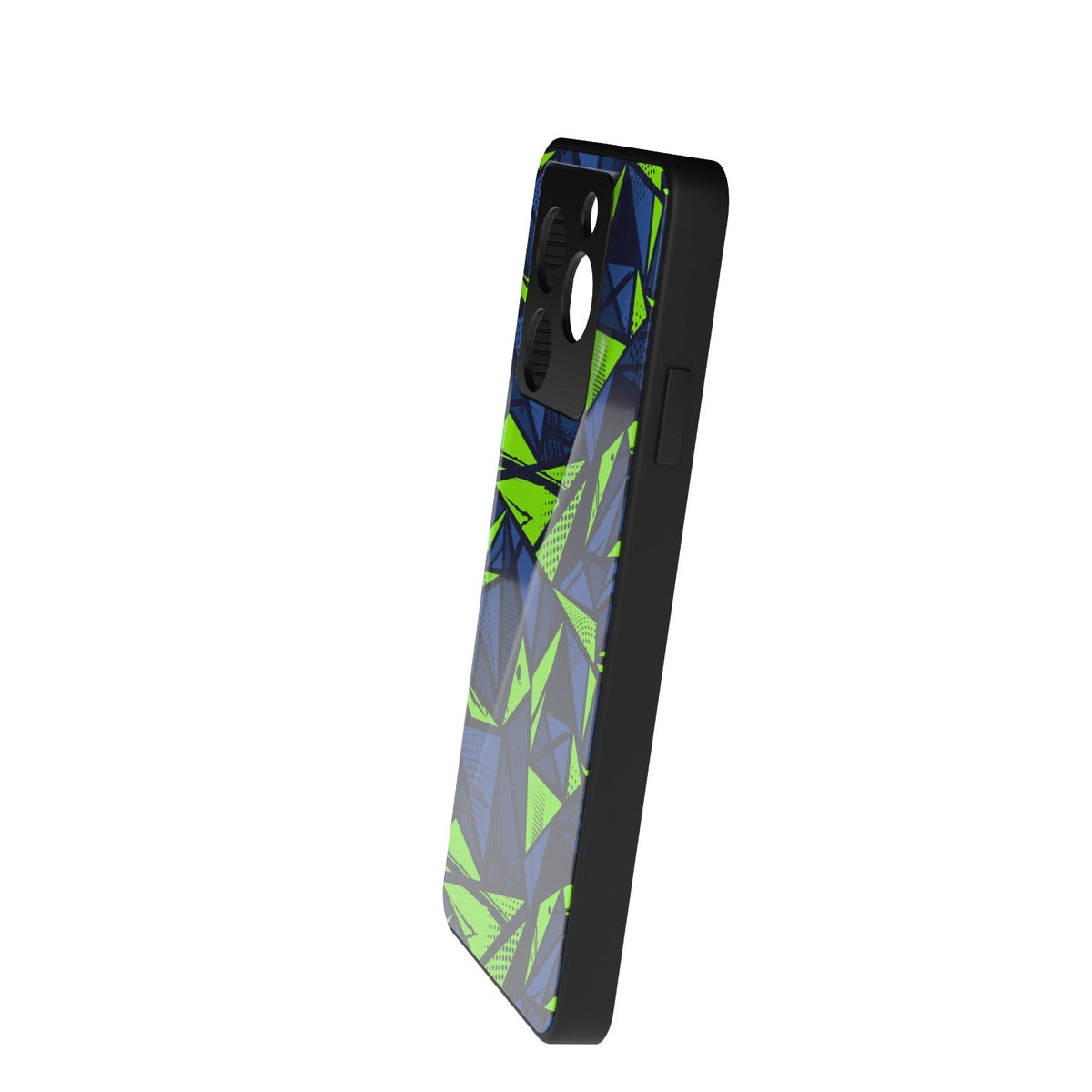 Abstraxx G printed metal phone case - side view