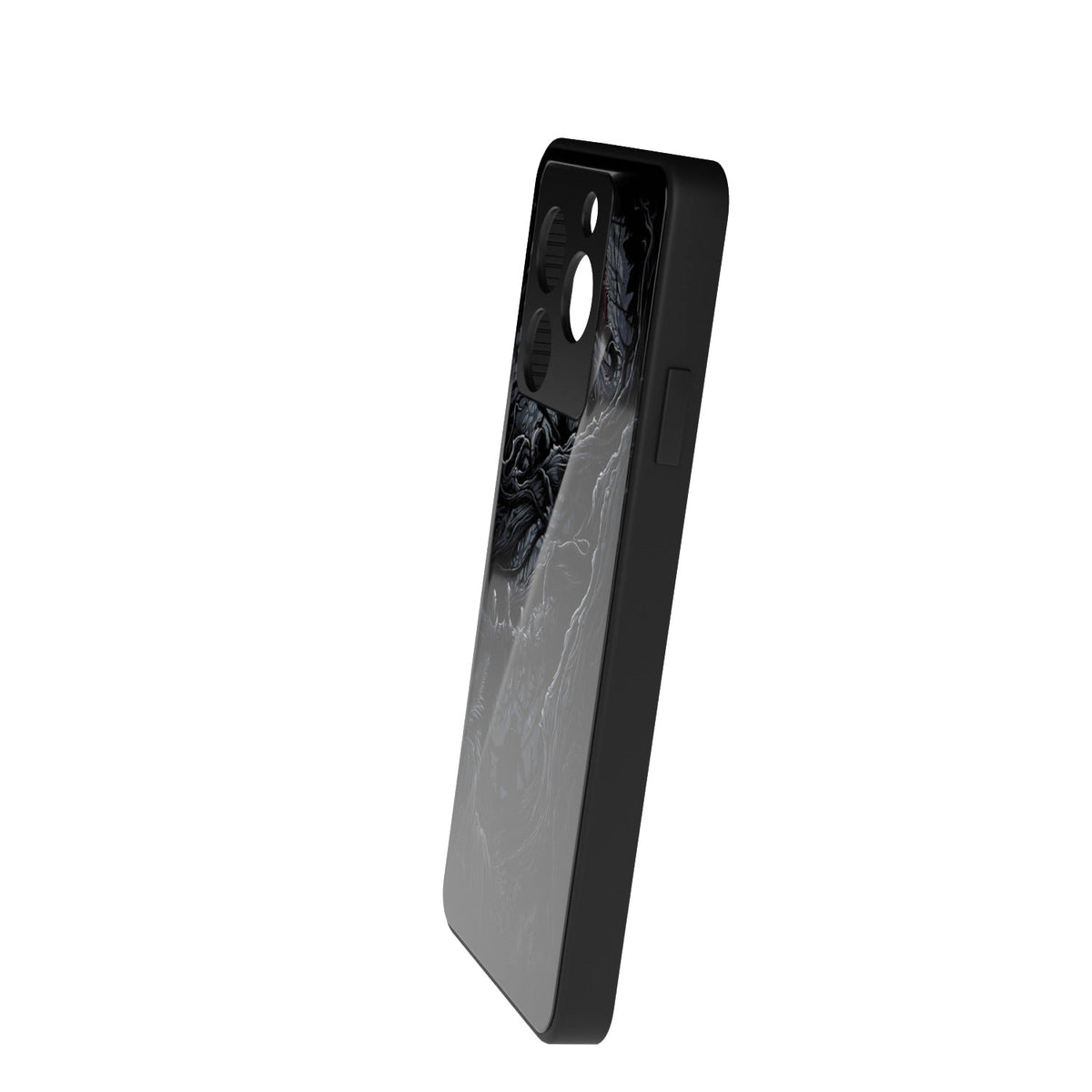 Predator printed metal phone case - side view