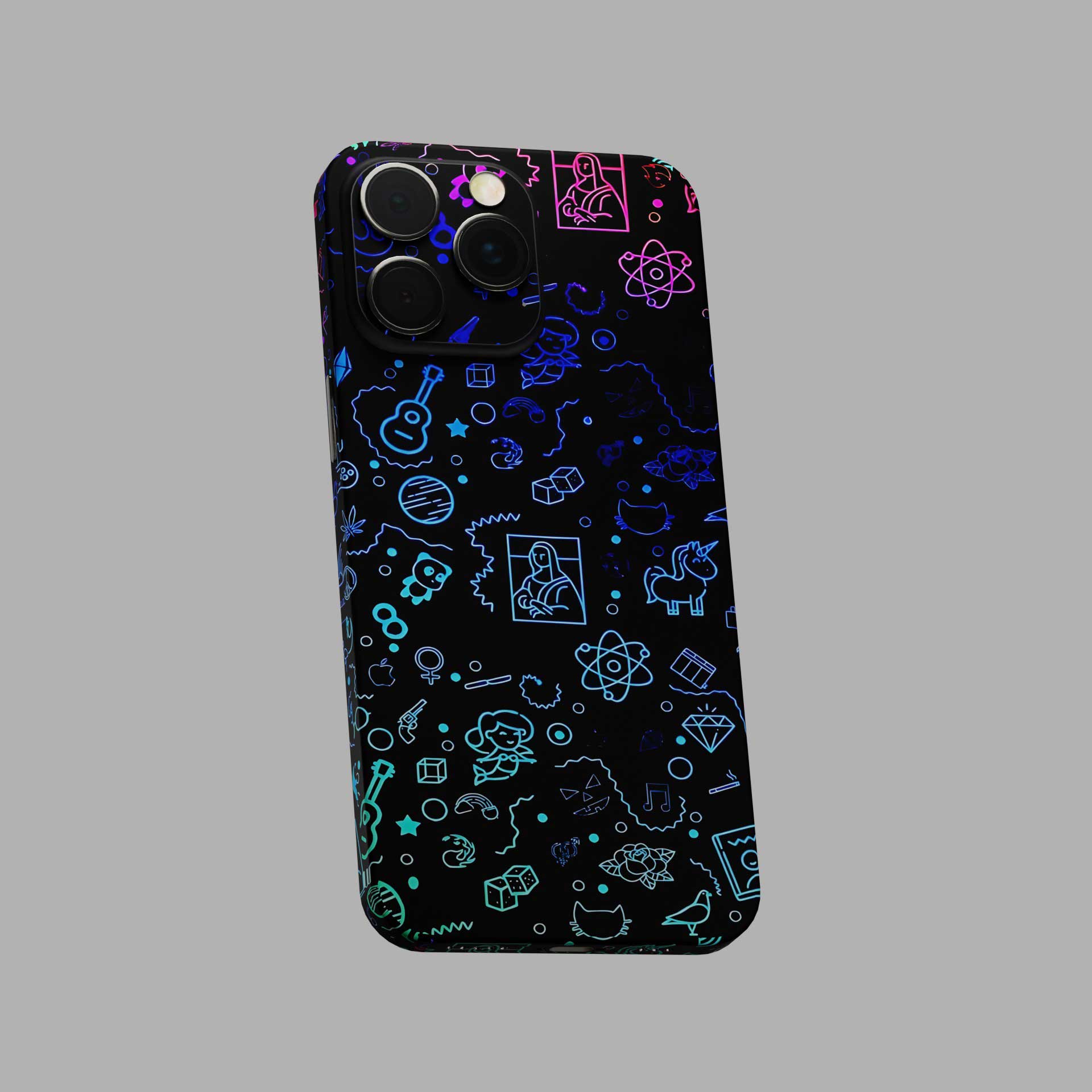Chroma Doodle Mobile Skins & Wraps