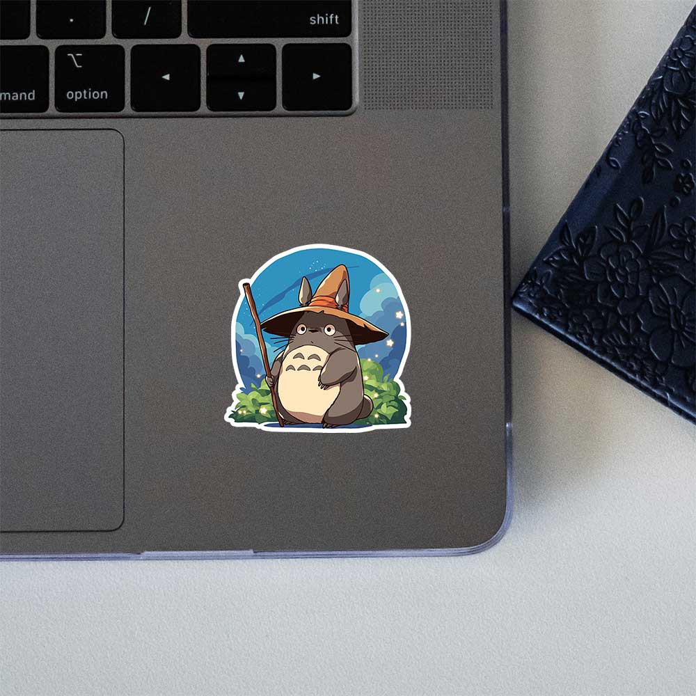 Totoro Wizard Hat Magic Sticker