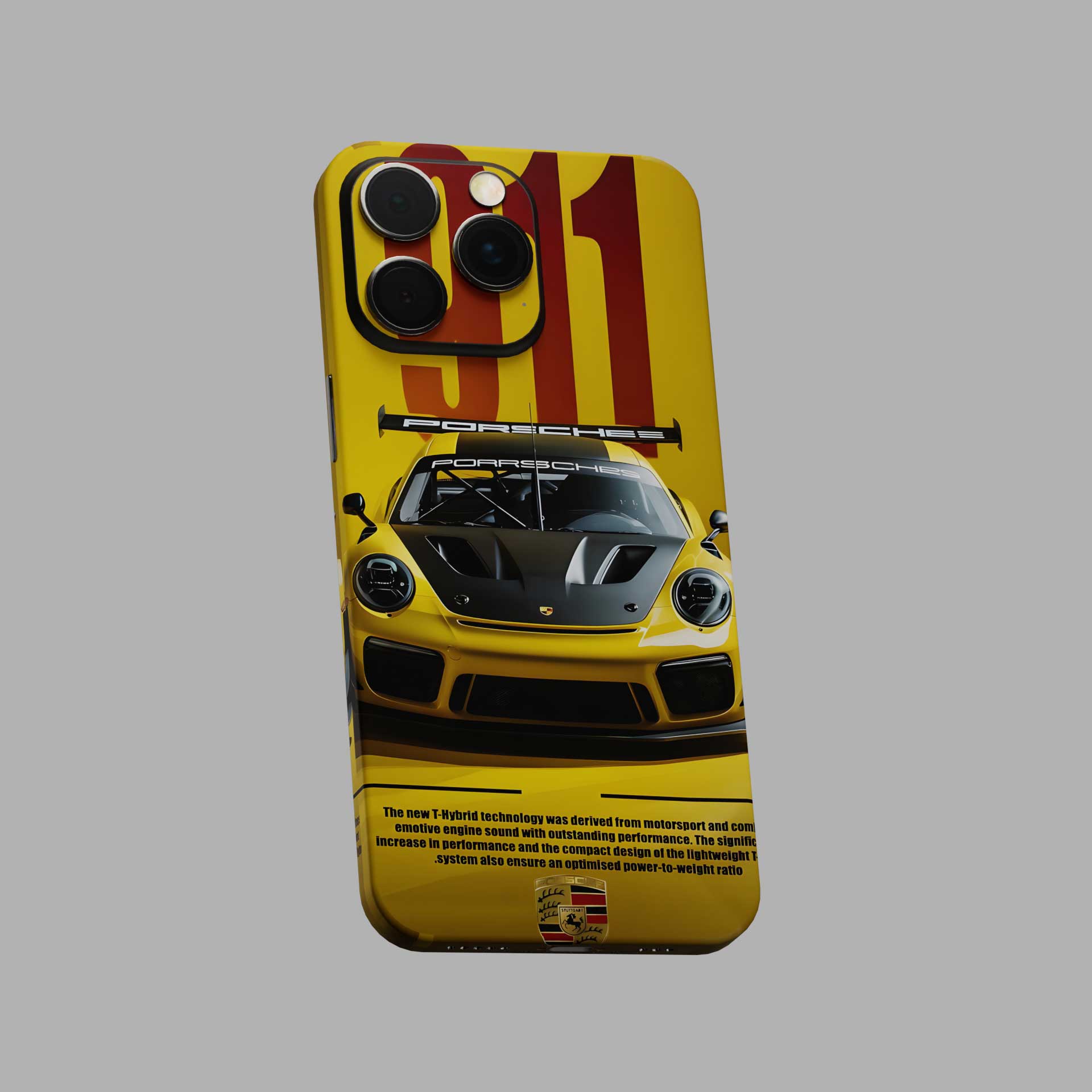 Turbo Yellow Mobile Skins & Wraps