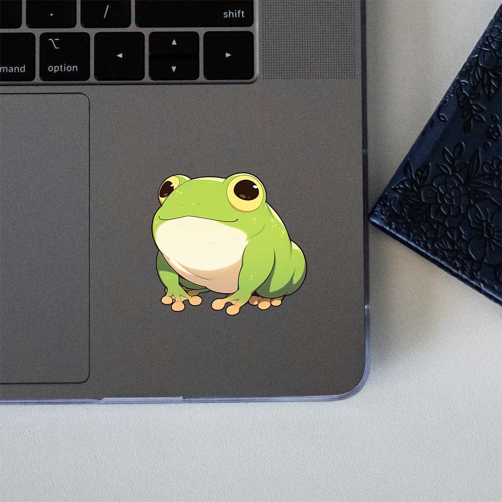Derpy Frog Cute Sticker