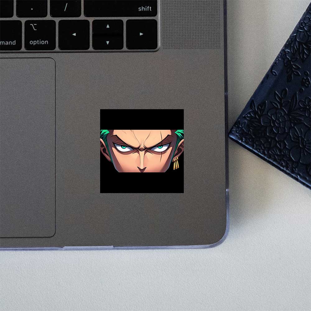 One Piece Zoro Intense Stare Sticker