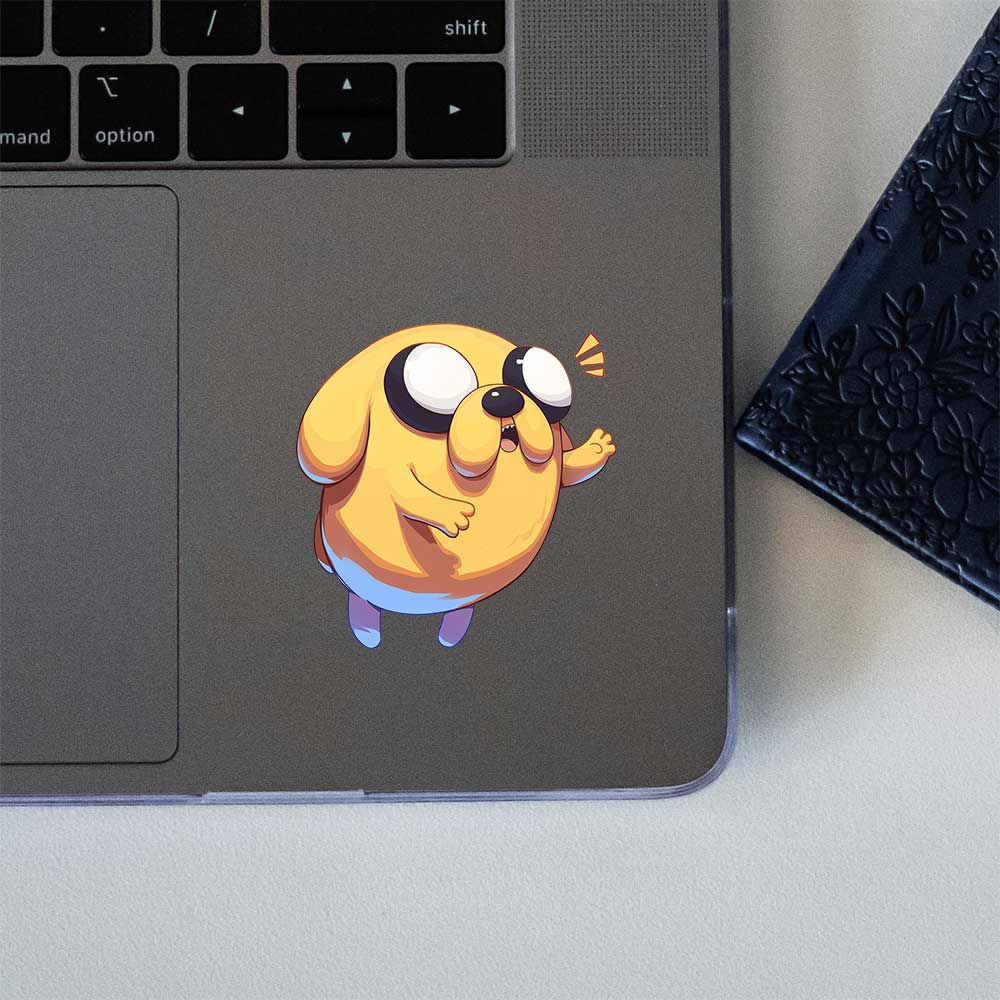 Jake The Dog Surprised Sticker
