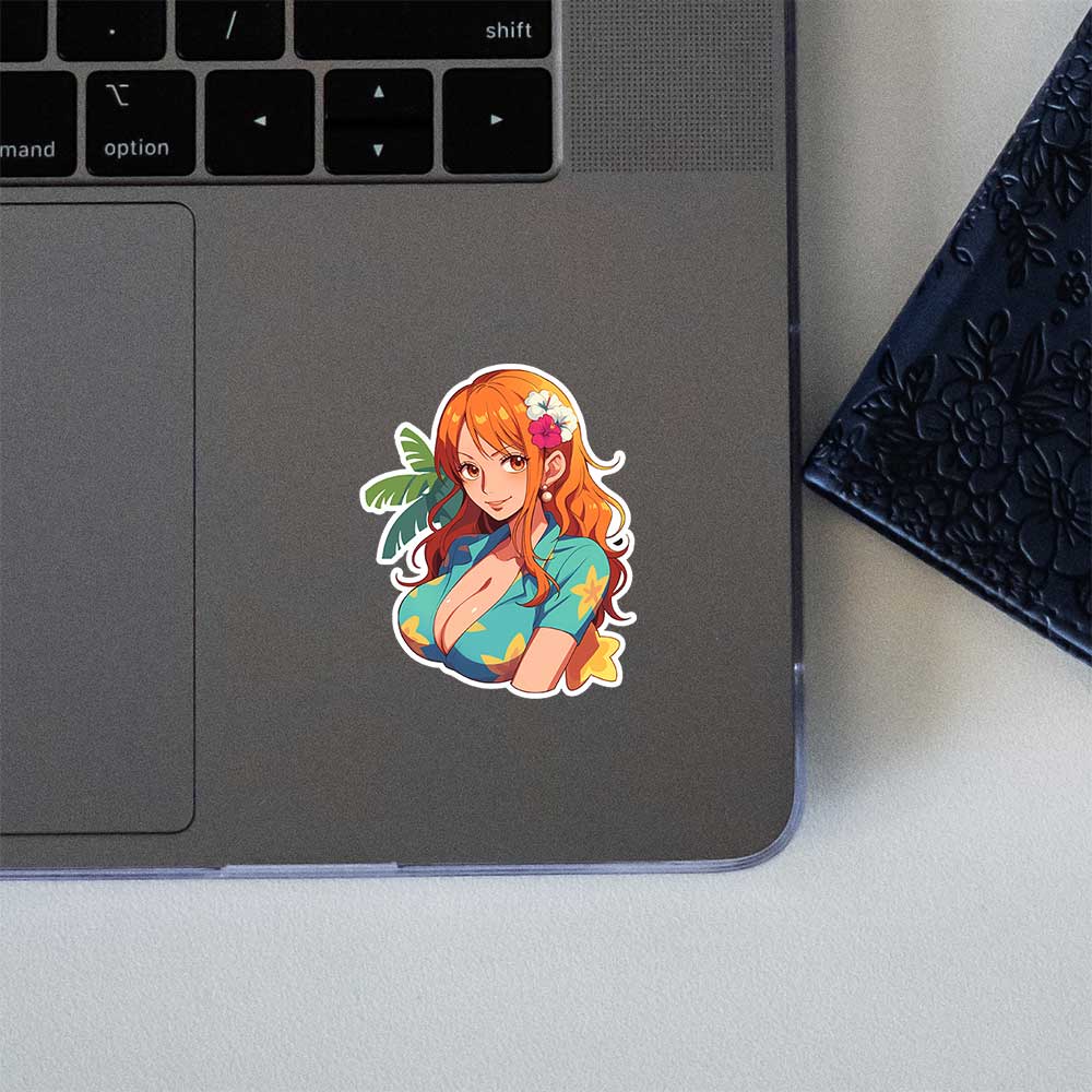 One Piece Nami Summer Sticker
