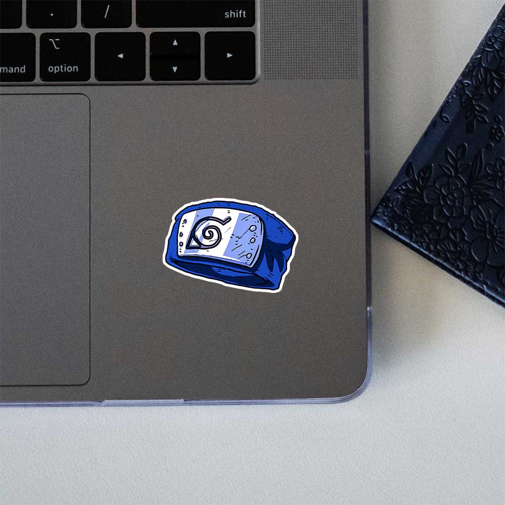 Naruto Hidden Leaf Headband Sticker