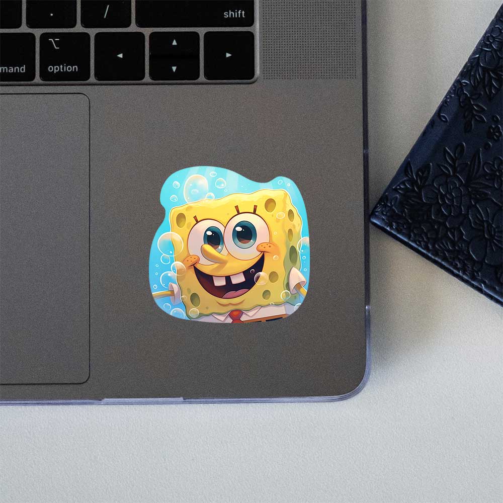 Spongebob Happy Bubbles Sticker