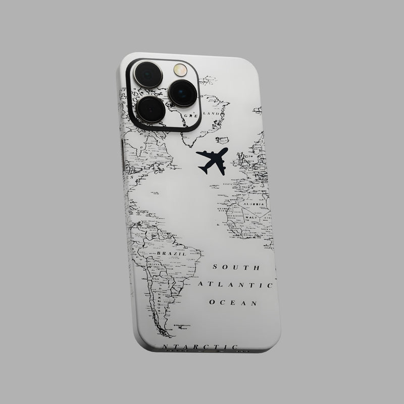 World Map Wanderlust Mobile by Decalz