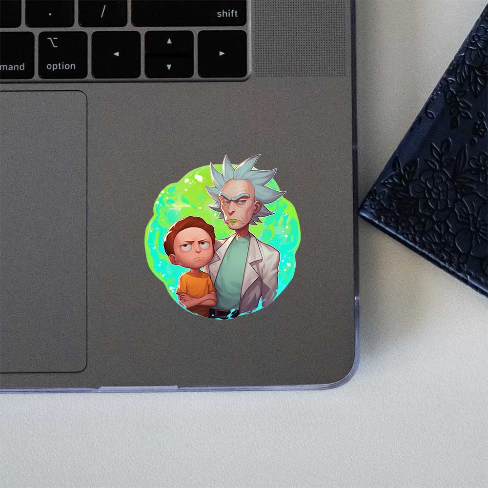 Rick And Morty Green Portal Sticker