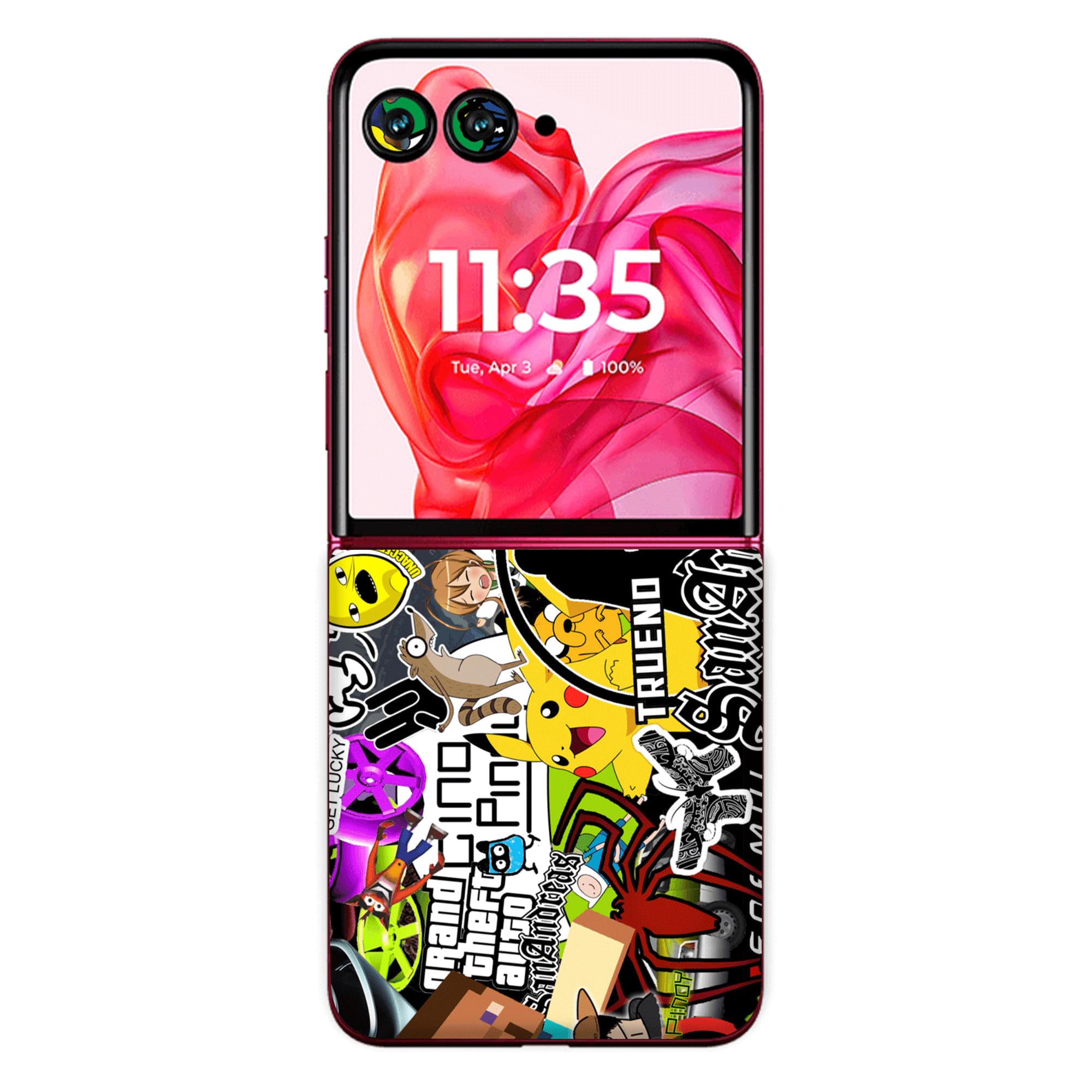 Moto Razr 50 Ultra (5G) Skins & Wraps (Only Back No Edge to Edge)