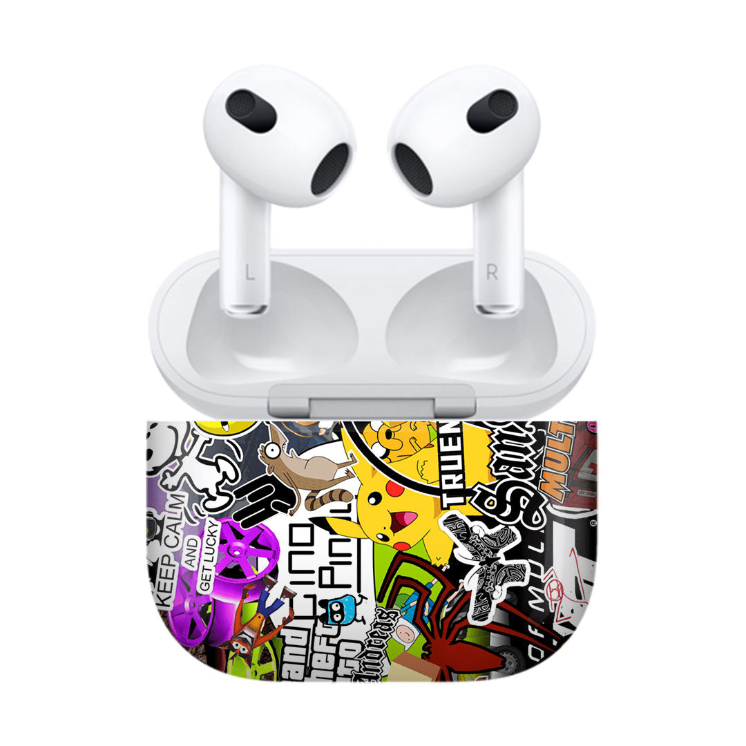 Airpods 3 90s doodle skins