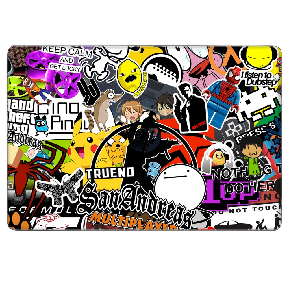 90s Doodle skin on Hp Elitebook 725 G3 by Decalz