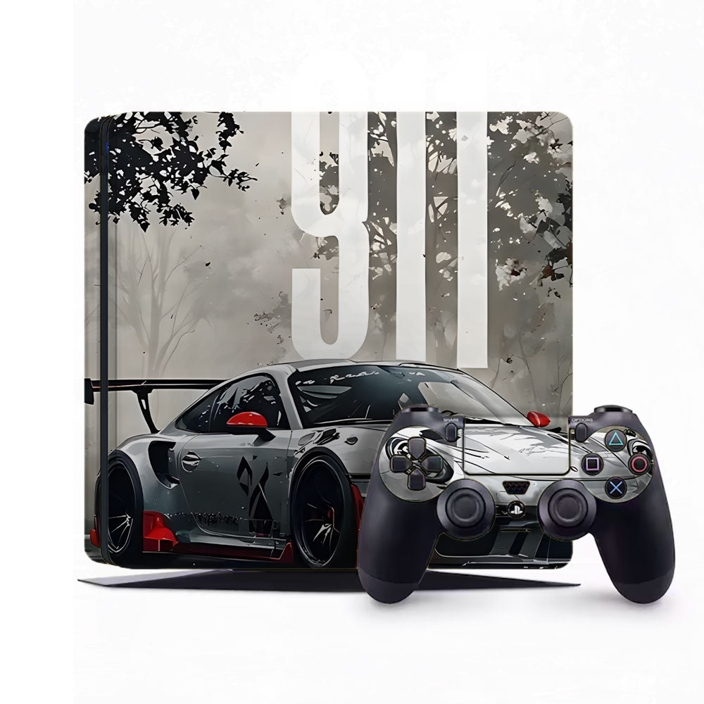 911 Stealth Drift PlayStation 4 Slim Skins & Wraps