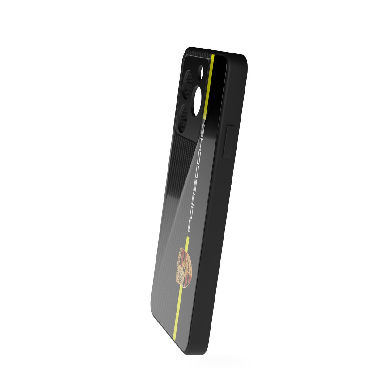 911 Shield printed metal phone case - side view
