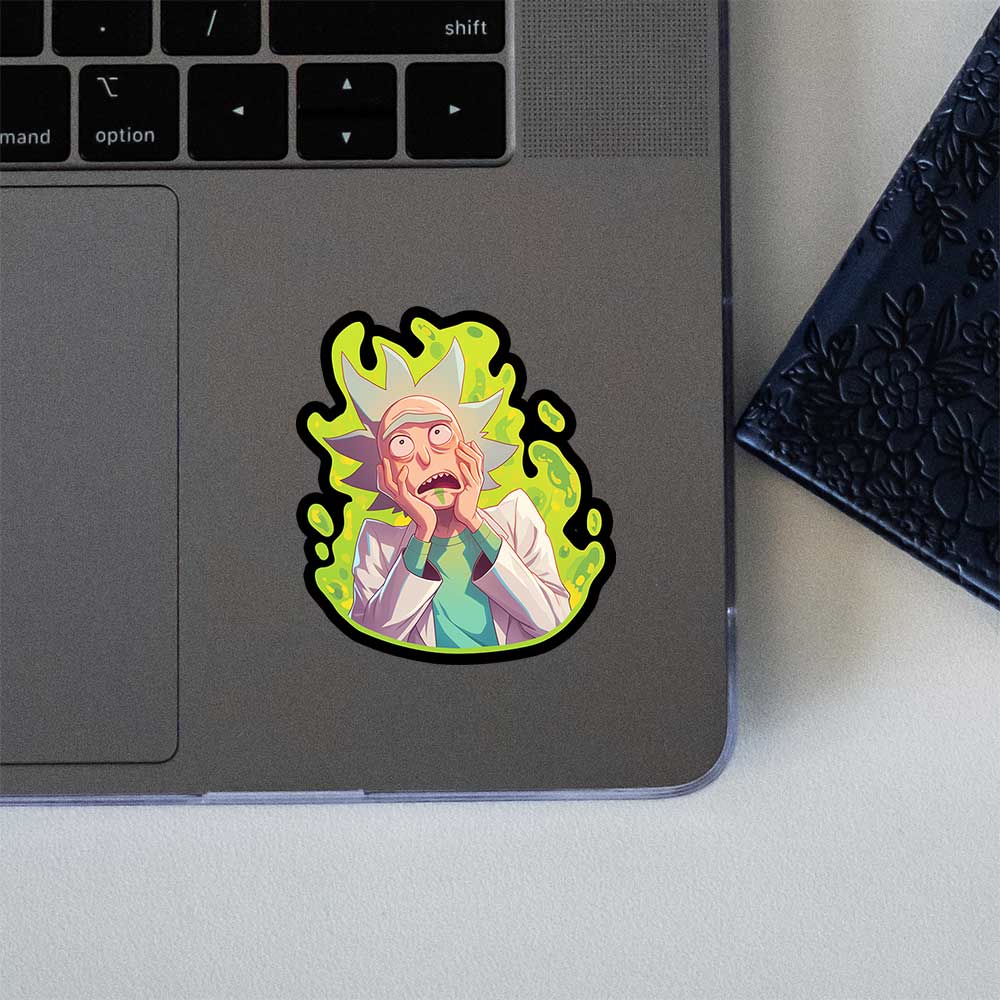 Rick And Morty Rick Sanchez Toxic Sticker