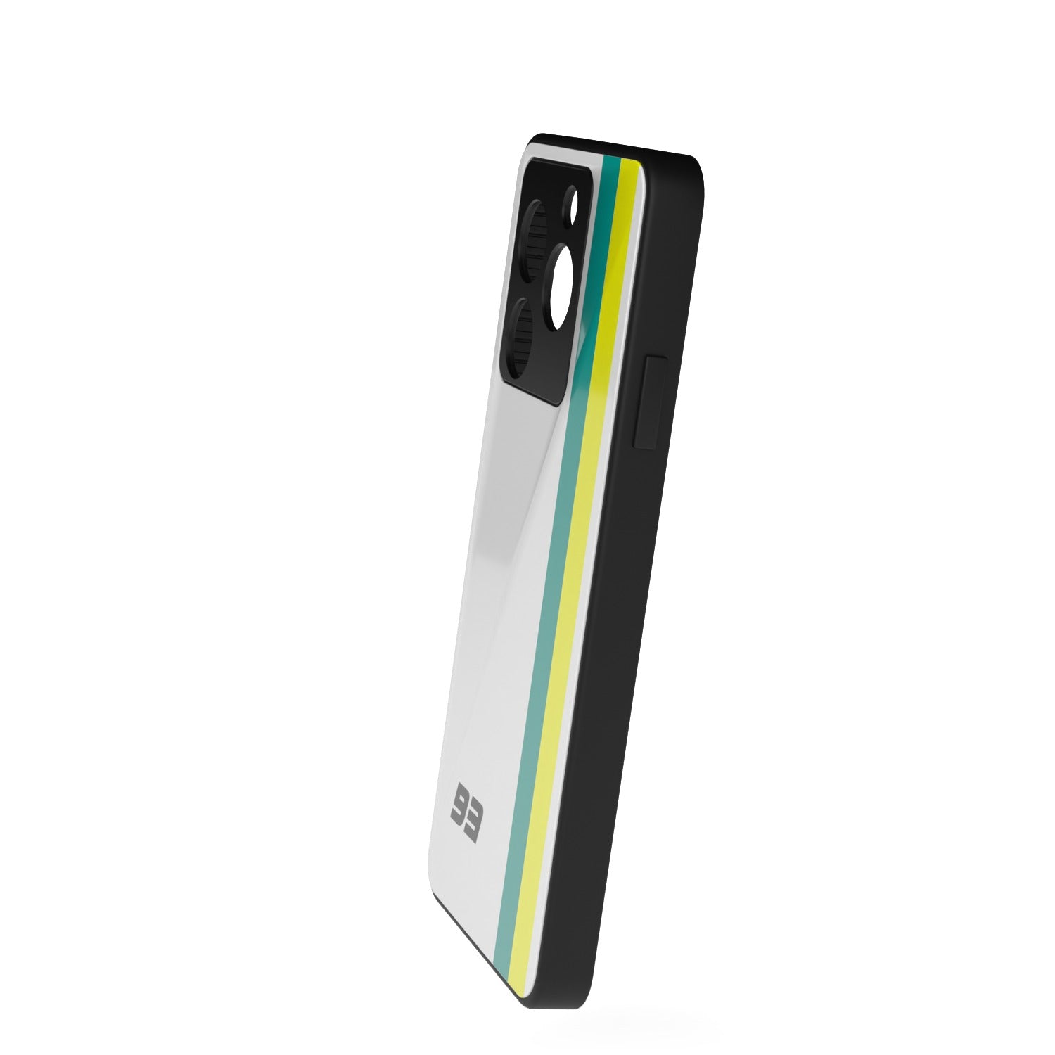 93 printed metal phone case - side view