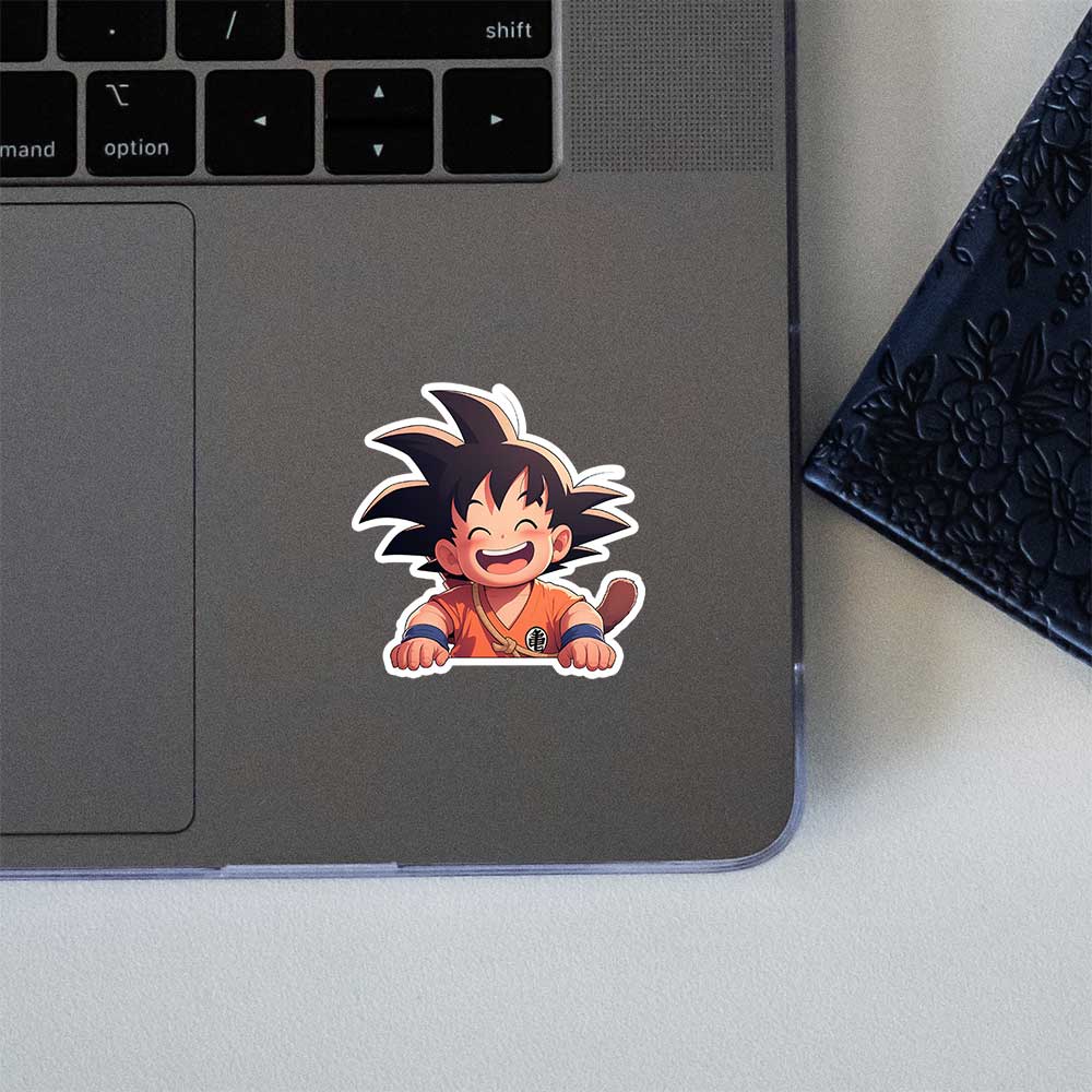 Happy Kid Goku Dragon Ball Sticker