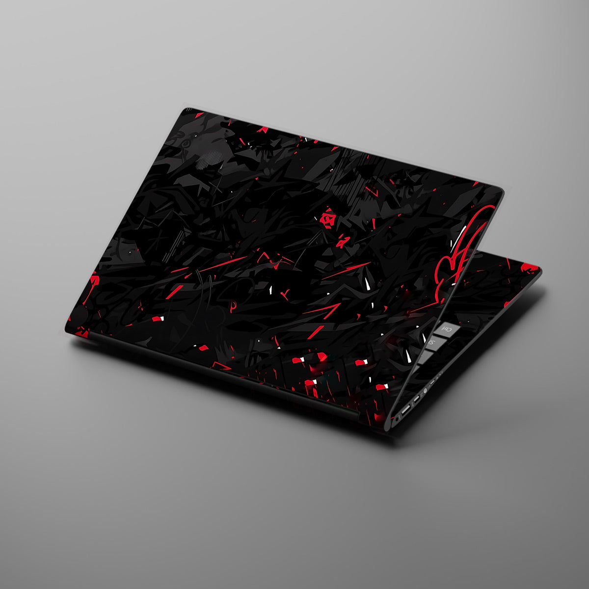 Abstract Crimson - Laptop Skins