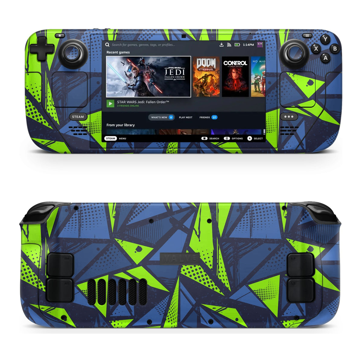 Abstraxx-G Steam Deck skin by Decalz