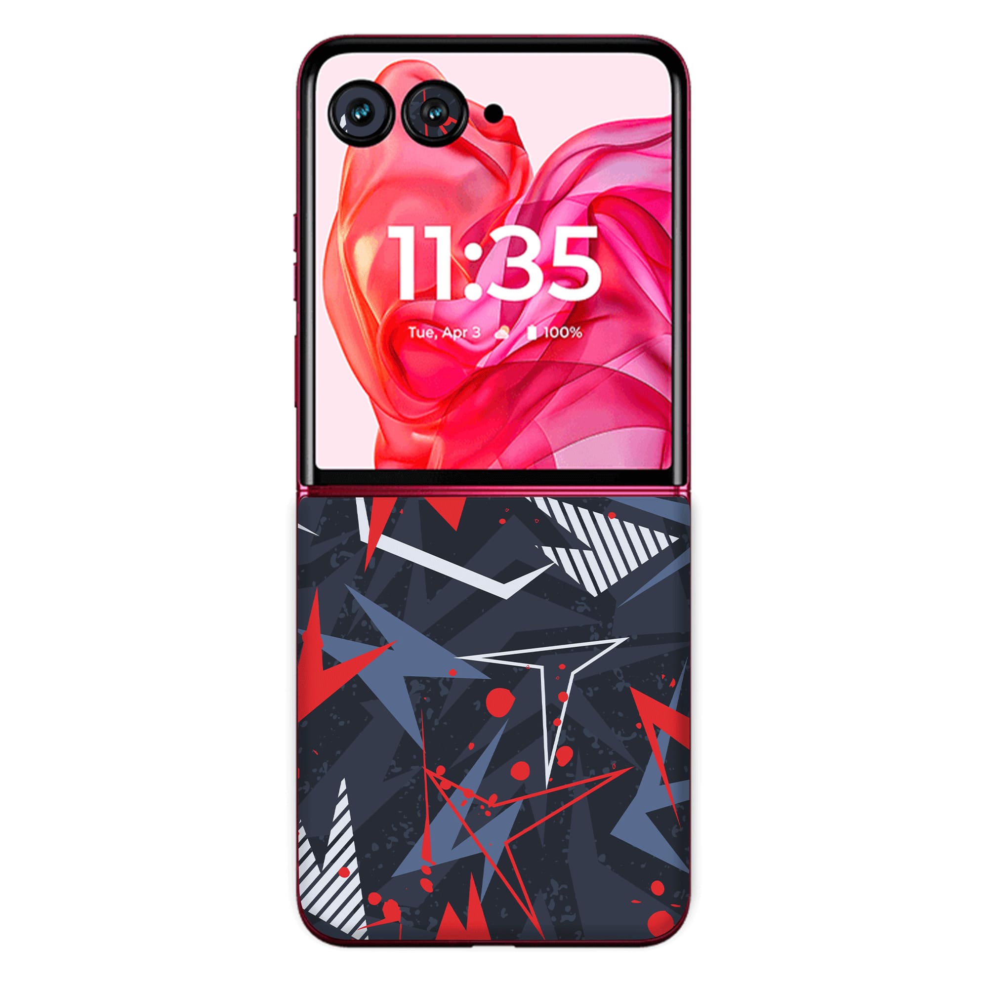 Moto Razr 50 Ultra (5G) Skins & Wraps (Only Back No Edge to Edge)