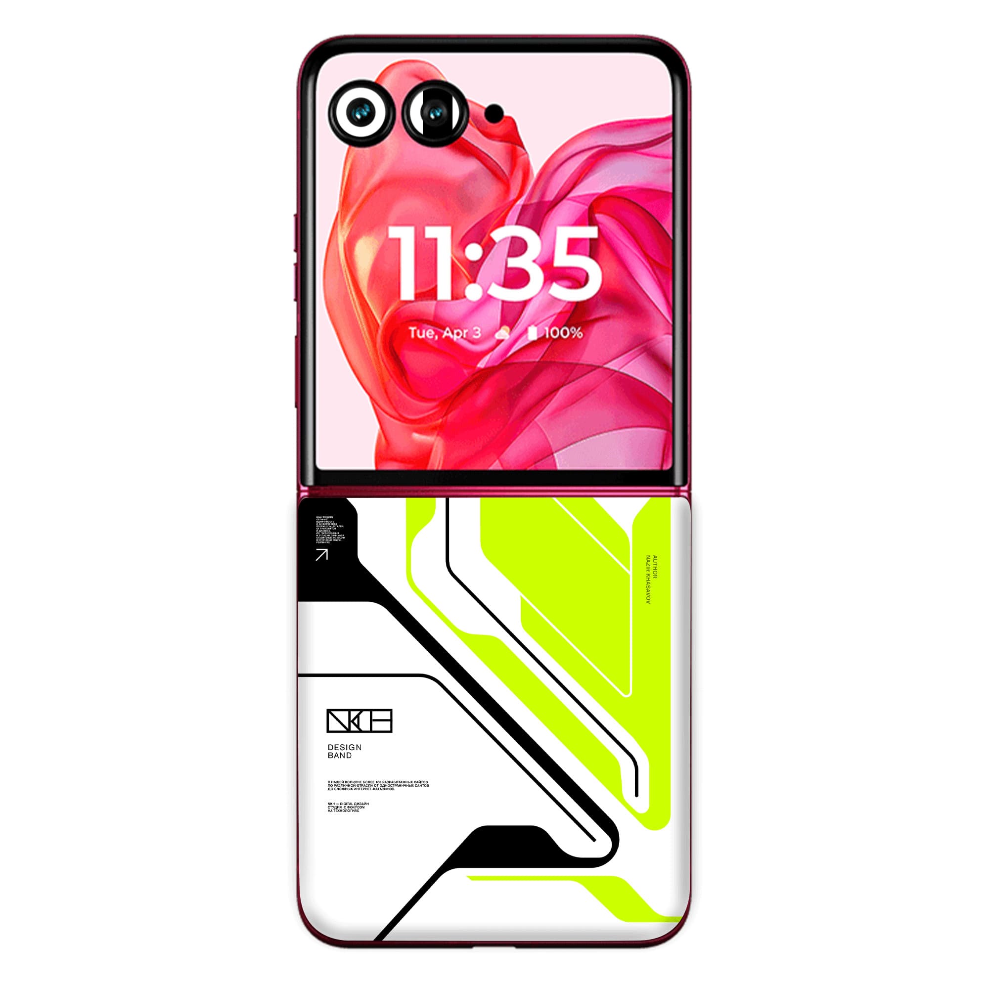 Moto Razr 50 Ultra (5G) Skins & Wraps (Only Back No Edge to Edge)