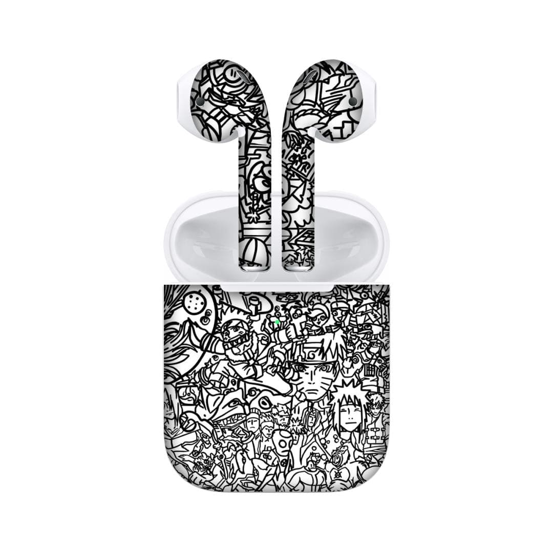 Airpods 2 Classic Doodle skins