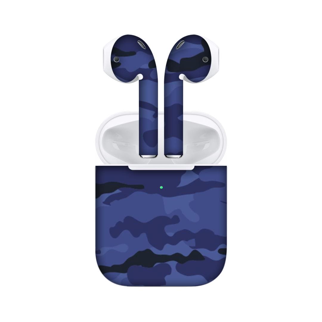 Airpods 2 Dark Blue Camo skins