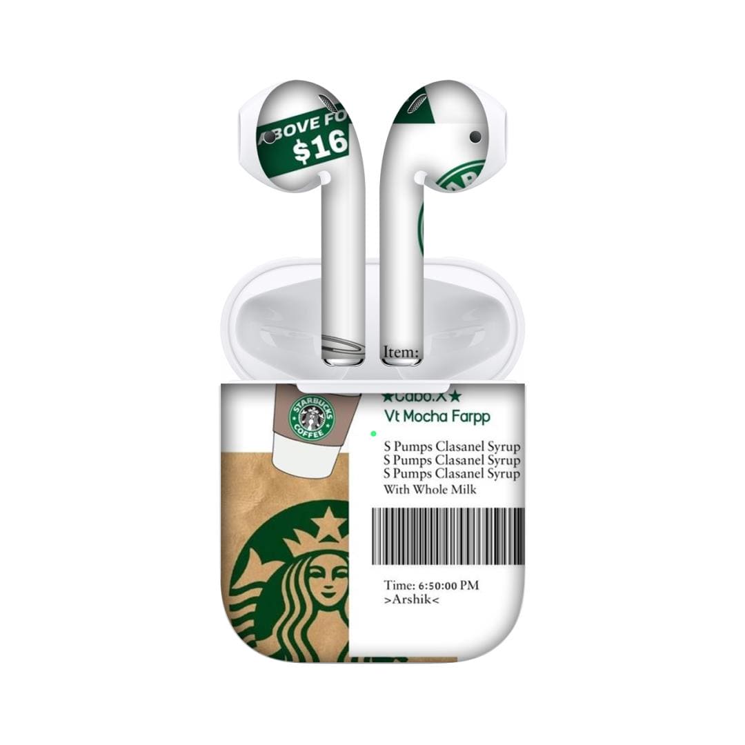 Airpods Espresso skins - Main Image