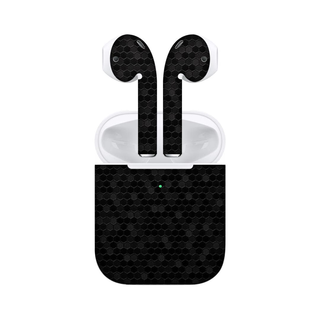 Airpods 2 Honeycomb Black skins