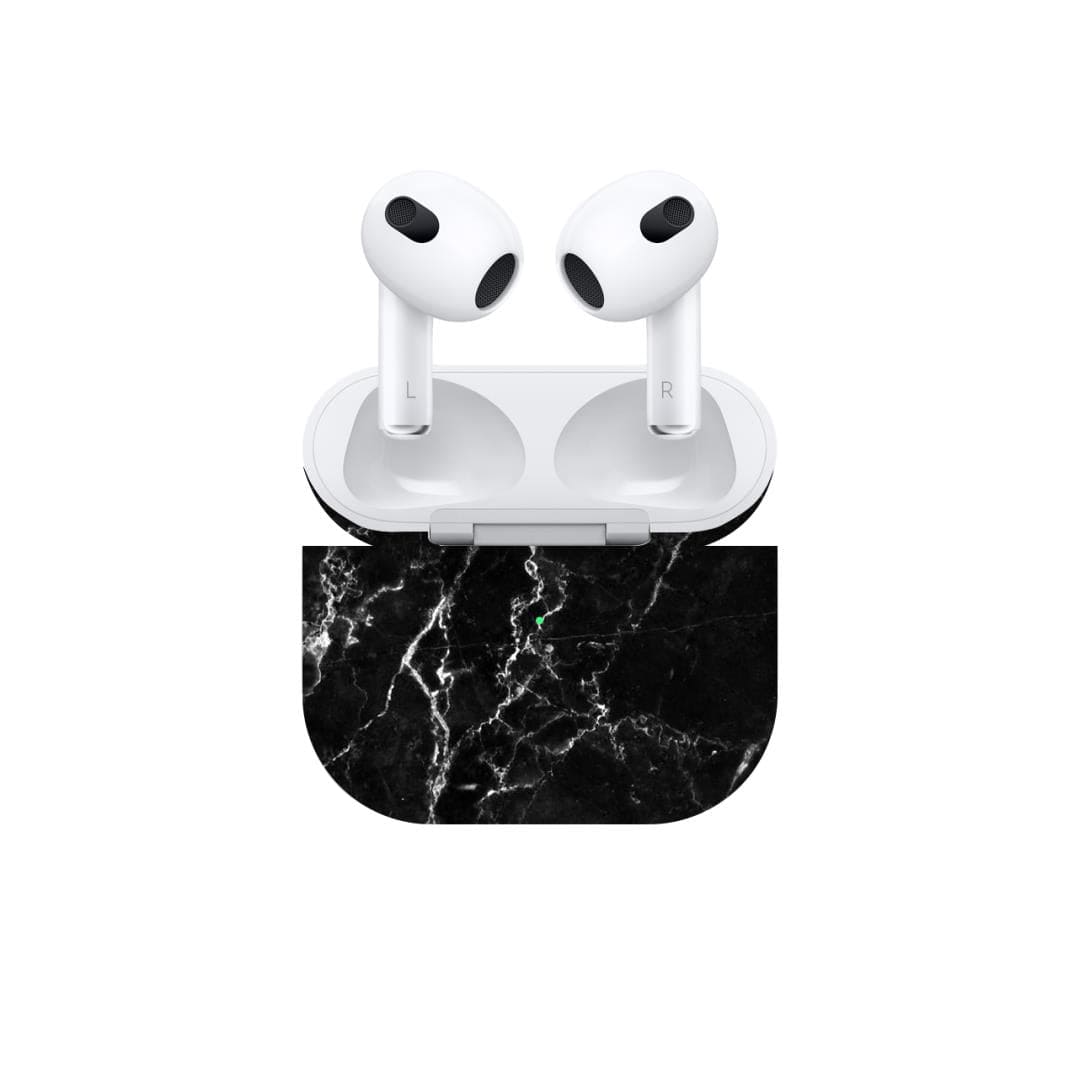 Airpods 3 Black Marble skins