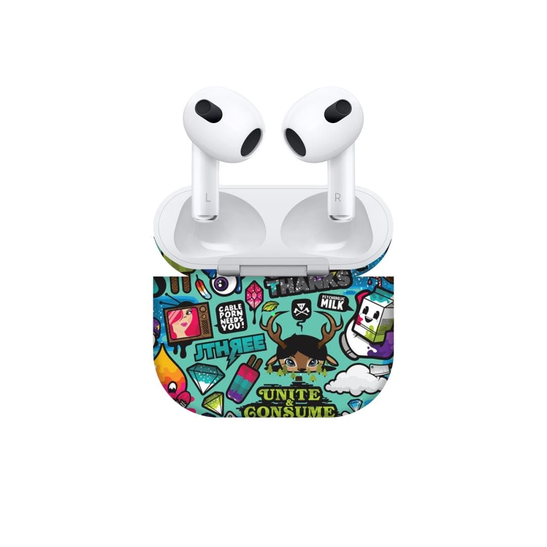 Airpods Pro 2 Bluesketch skins