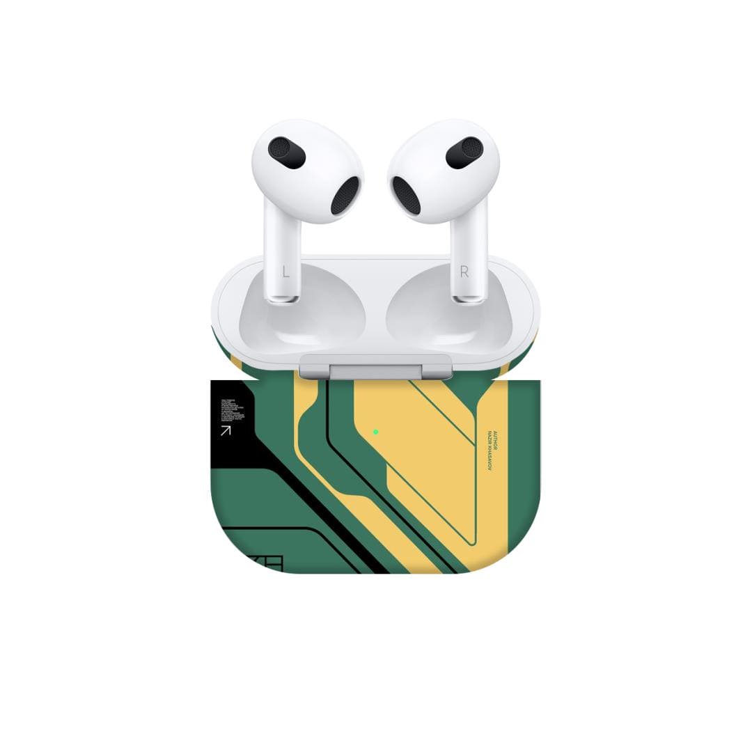 Airpods 3 Circuit Green skins