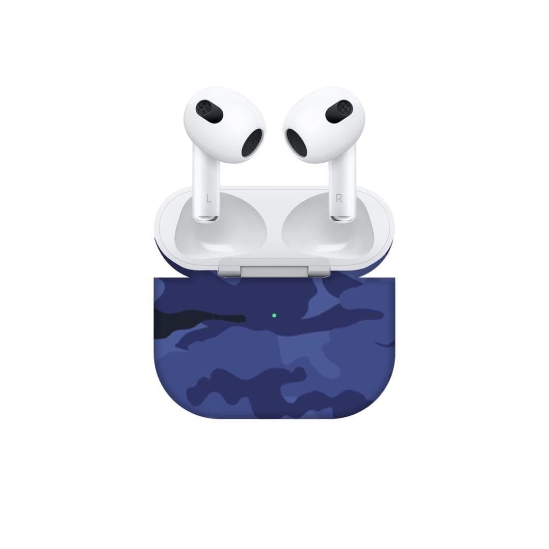 Airpods 3 Dark Blue Camo skins