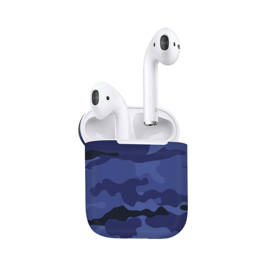 Airpods Dark Blue Camo skins