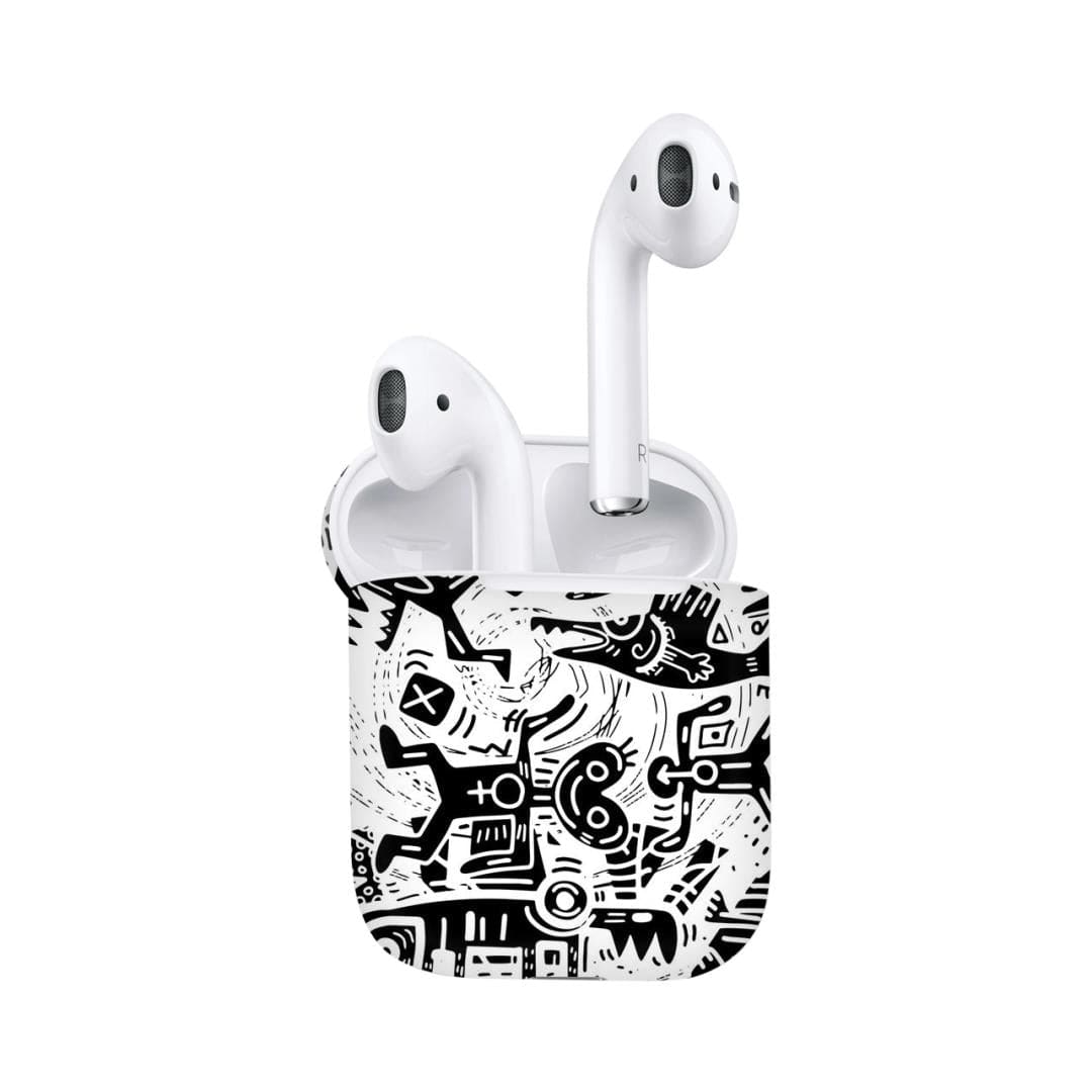Airpods Monochromatic Psycho skins