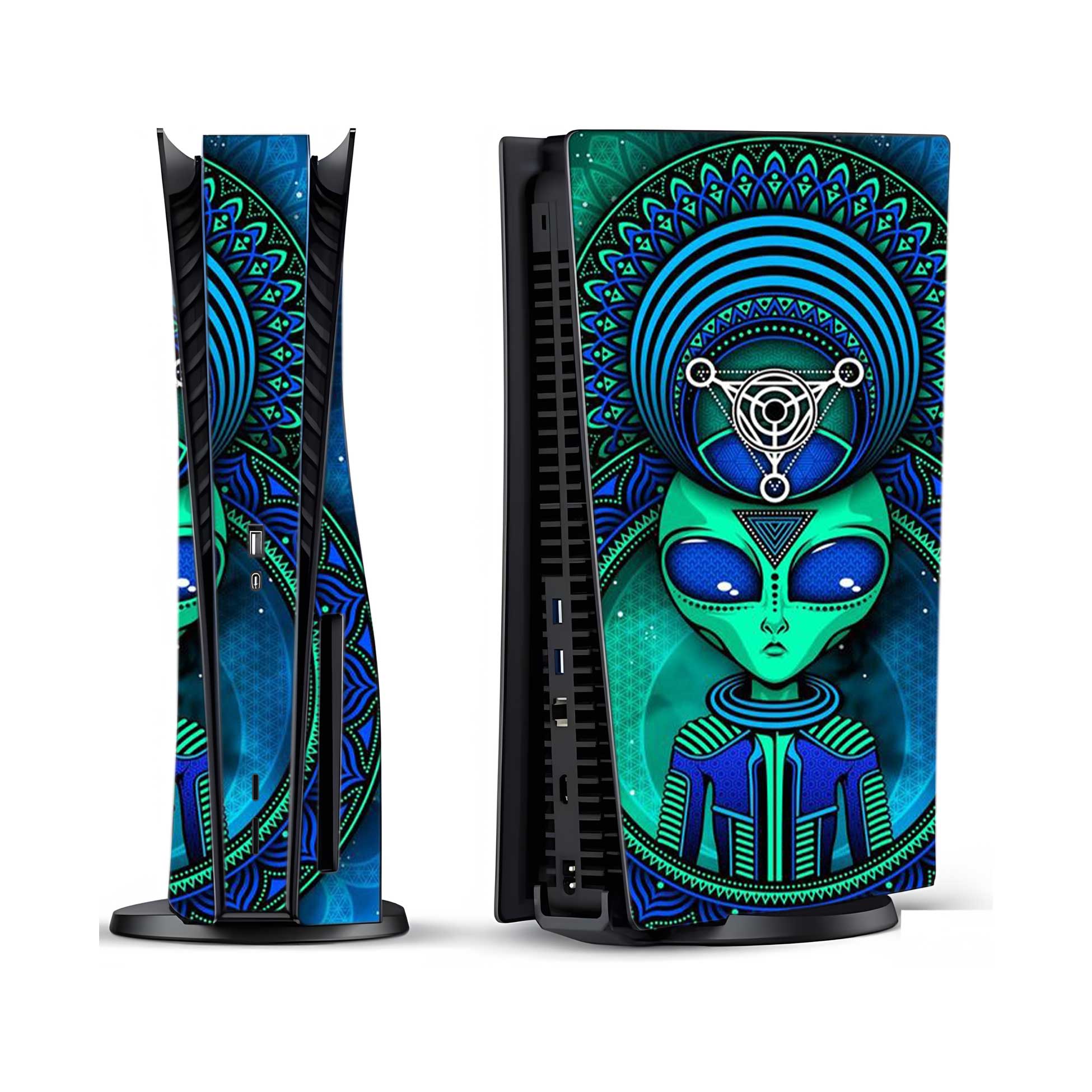 Alien Aura PlayStation 5 Fat Skins & Wraps