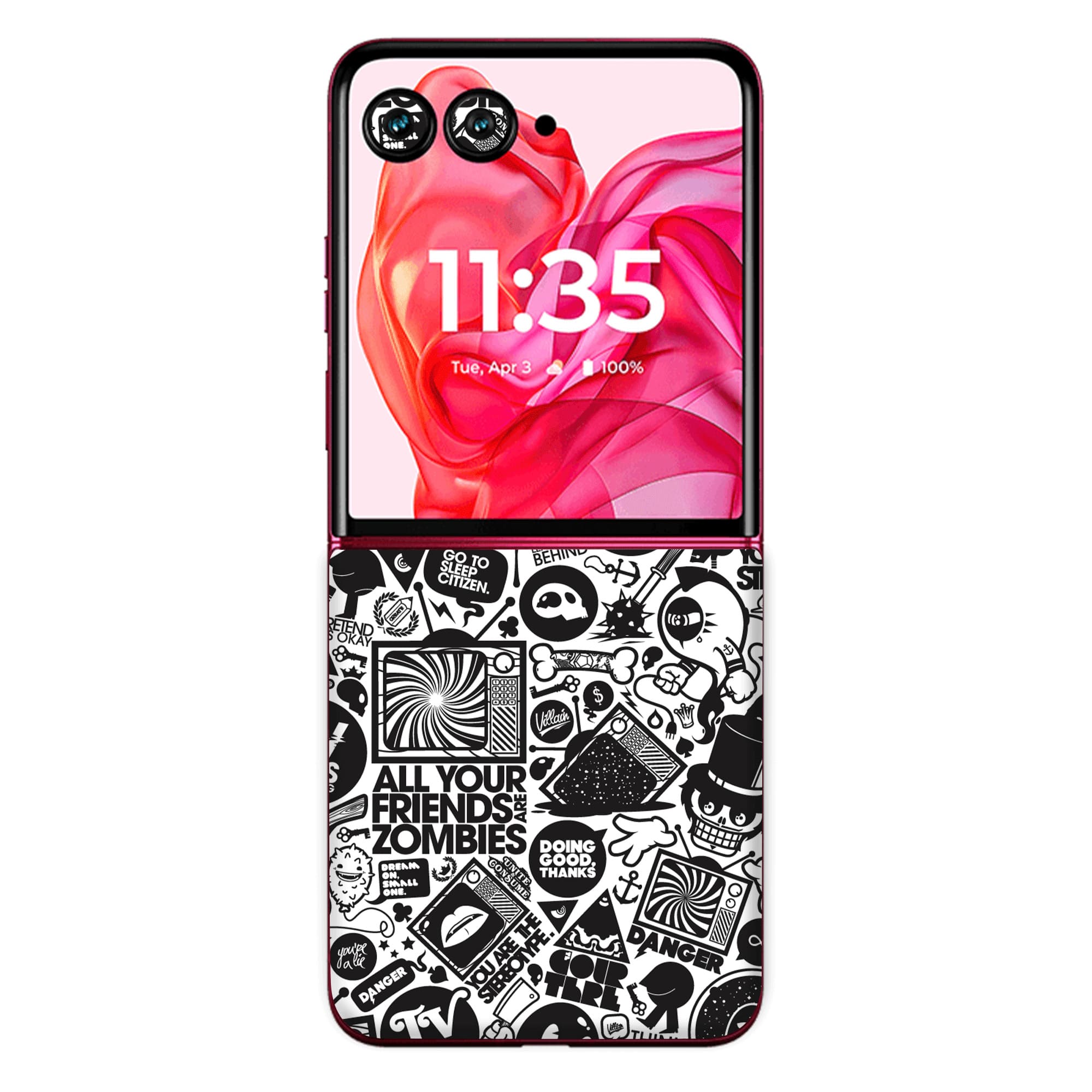 Moto Razr 50 Ultra (5G) Skins & Wraps (Only Back No Edge to Edge)