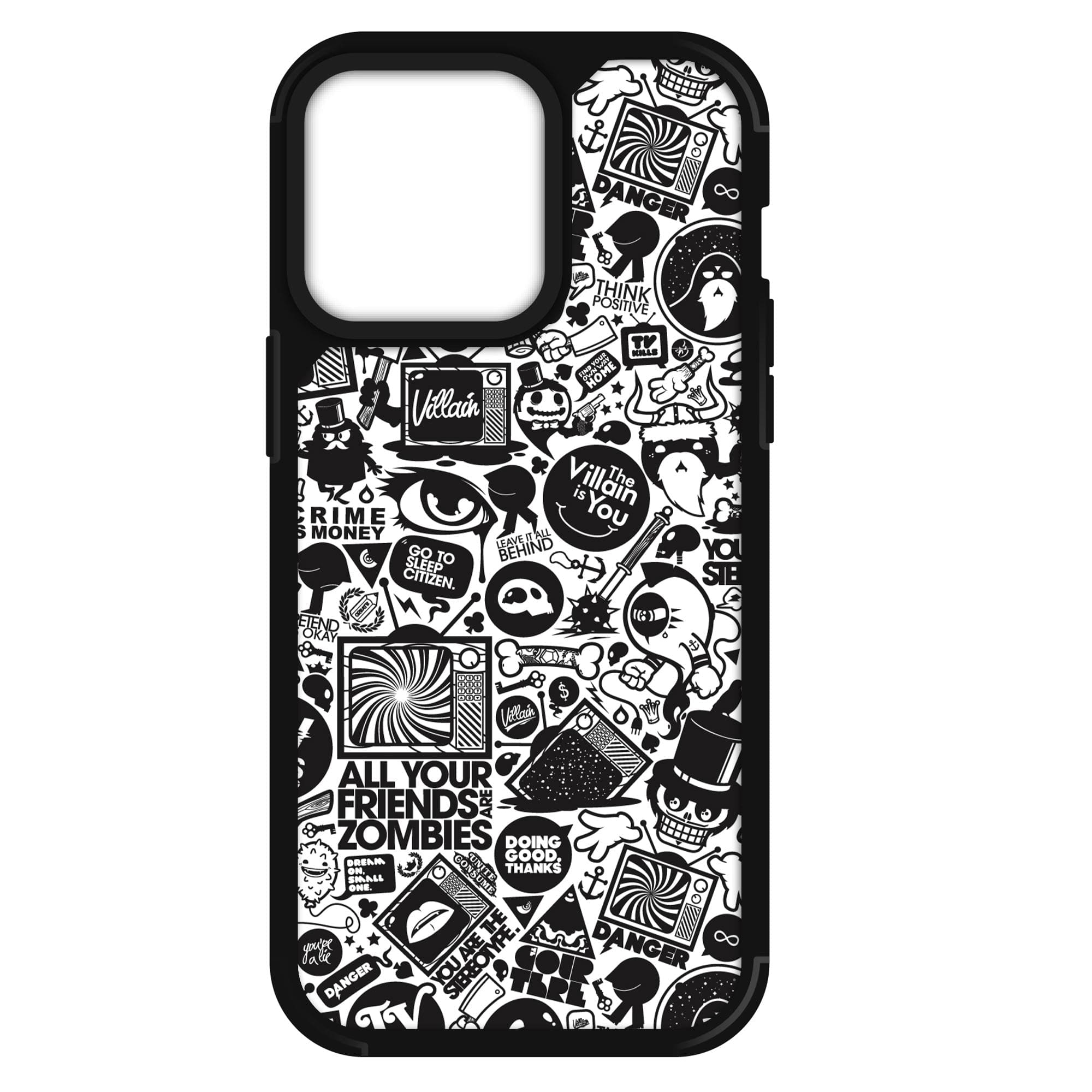 Doyers All Your Friends are Zombies - iPhone Case