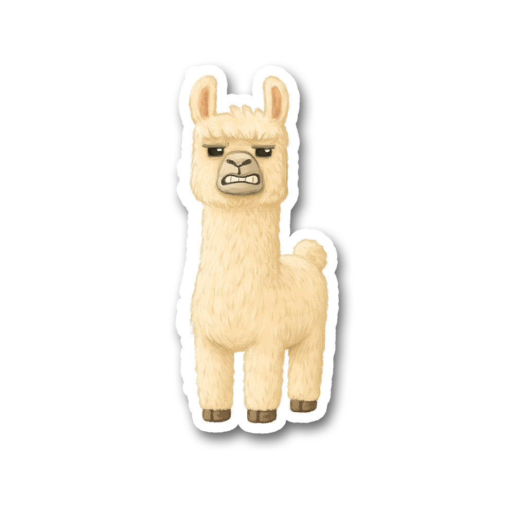 Angry Llama Minecraft Movie Sticker