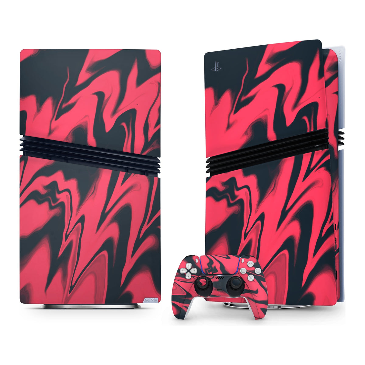 Ares Red PlayStation 5 Pro skin by Decalz
