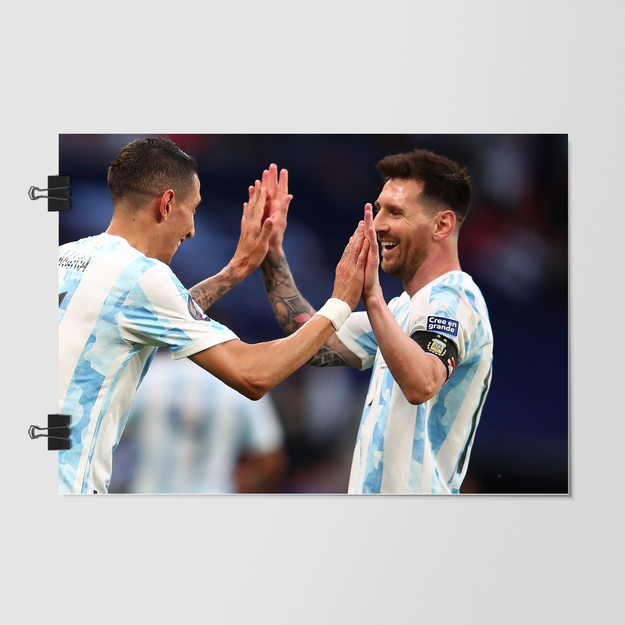 Argentina National Football Team Black Dramatic Lighting by Decalz