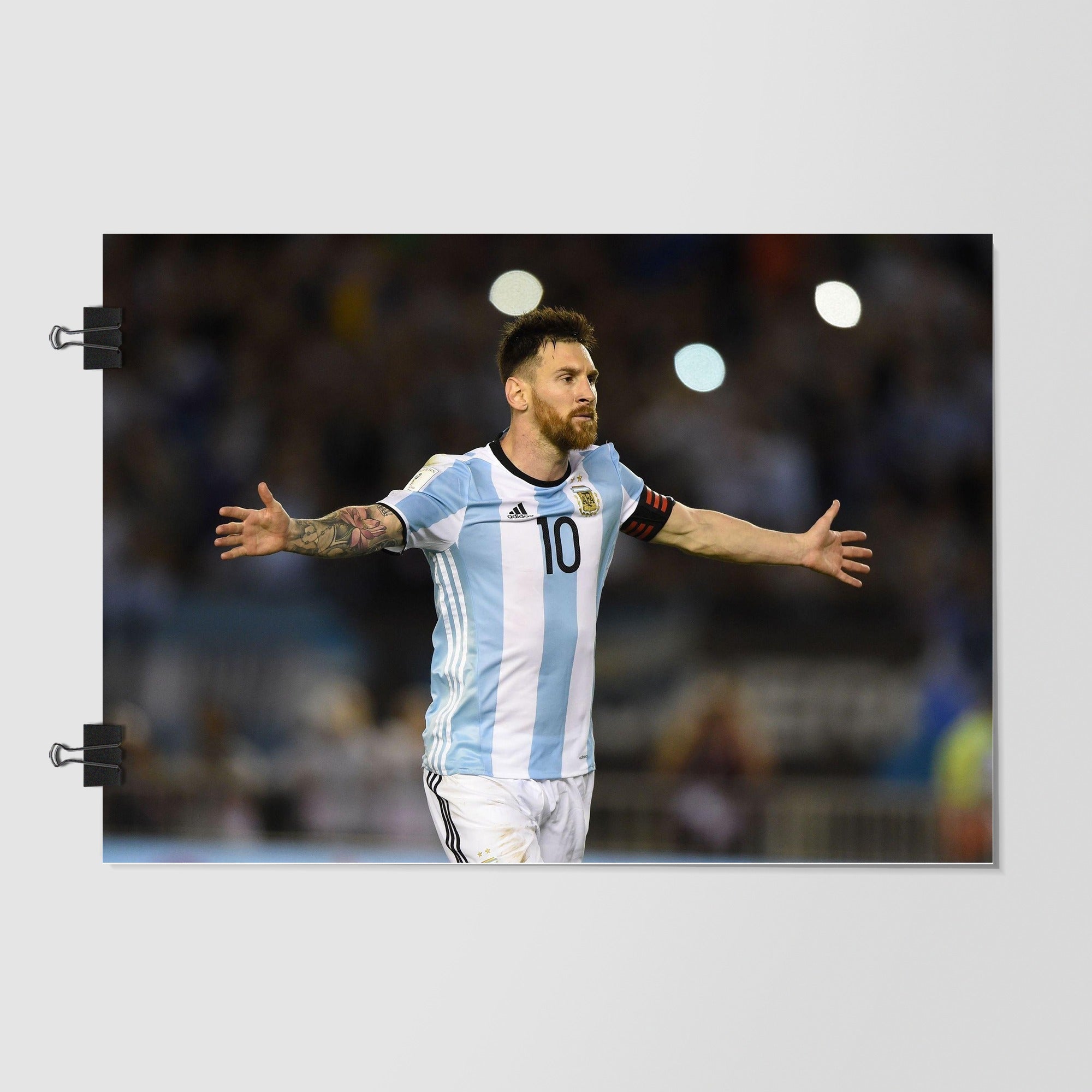 Argentina National Football Team Black Studio Shot by Decalz